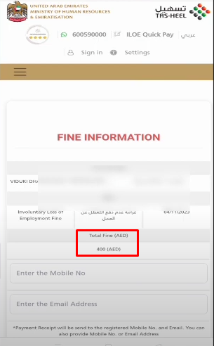 Check and Pay Your ILOE Fine