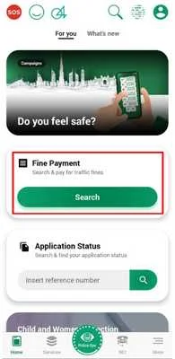 Get the Dubai Police app from either the Google Play Store or the Apple App Store