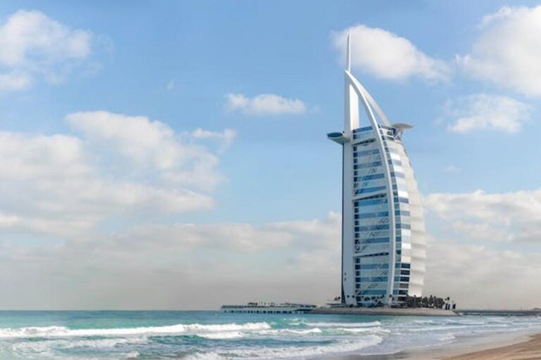 photo of Burj Al Arab in Dubai.