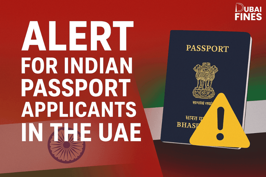 ALERT FOR INDIAN PASSPORT APPLICANTS IN THE UAE