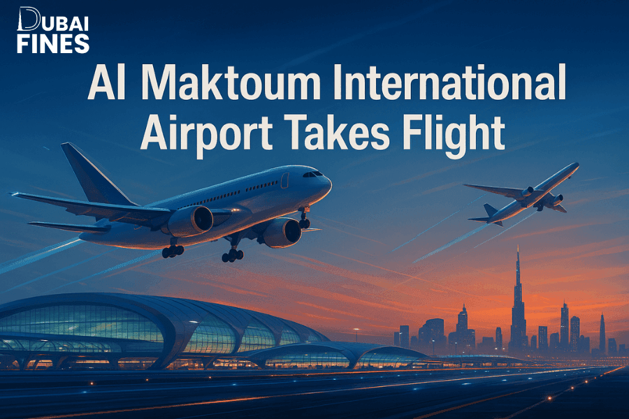 Al Maktoum International Airport takes flight