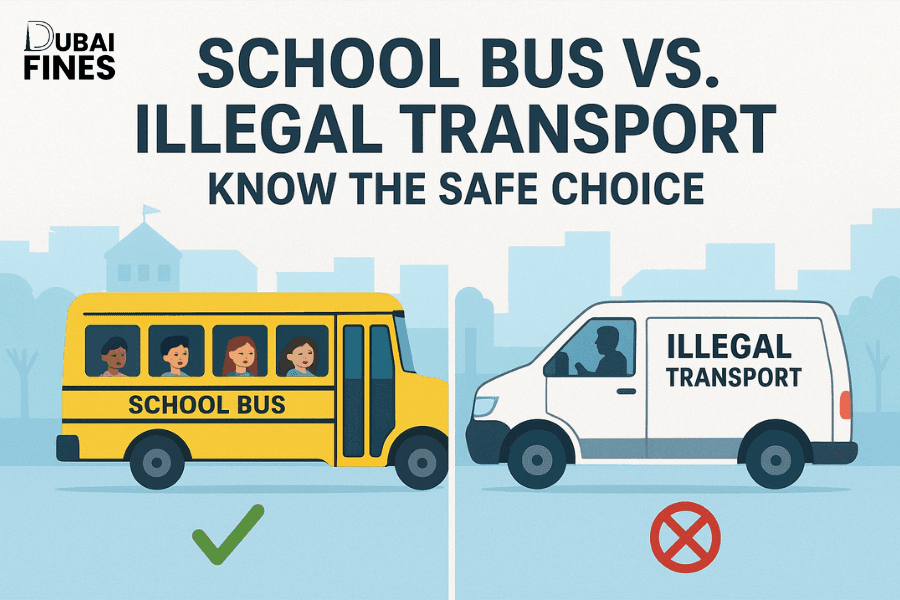 School Bus vs. Illegal Transport Know the Safe Choice