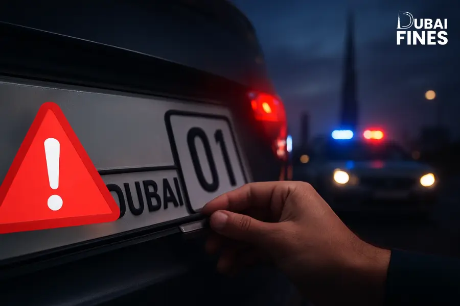 Tampering With Plate Numbers Can Lead to Fines Up to AED 50,000